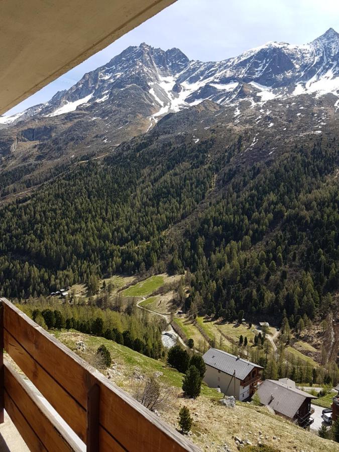 Le Panorama - Appartement 54 A Arolla Face Aux Montagnes A 150M Des Pistes Evolène Kültér fotó