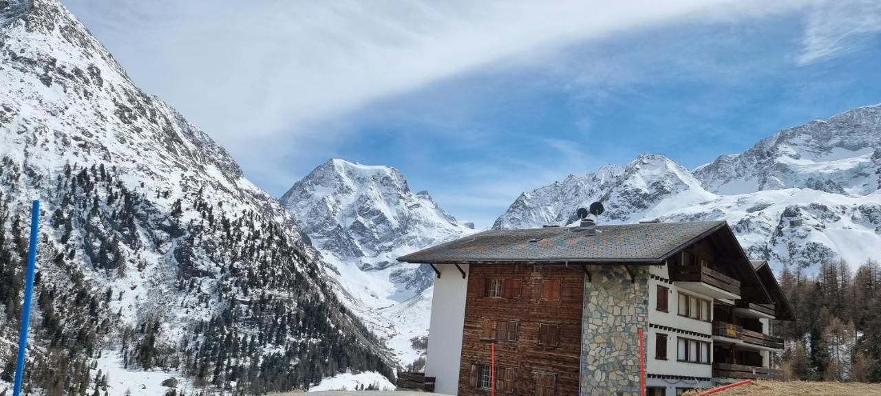 Le Panorama - Appartement 54 A Arolla Face Aux Montagnes A 150M Des Pistes Evolène Kültér fotó