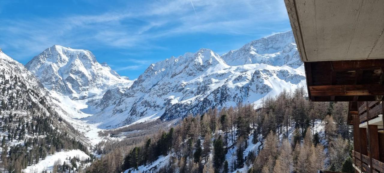 Le Panorama - Appartement 54 A Arolla Face Aux Montagnes A 150M Des Pistes Evolène Kültér fotó