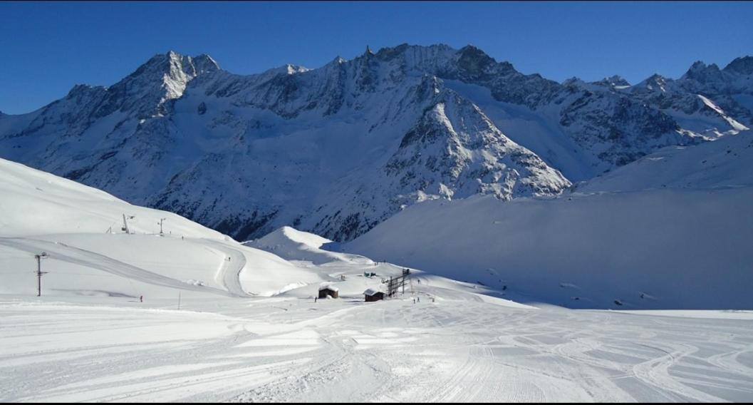 Le Panorama - Appartement 54 A Arolla Face Aux Montagnes A 150M Des Pistes Evolène Kültér fotó