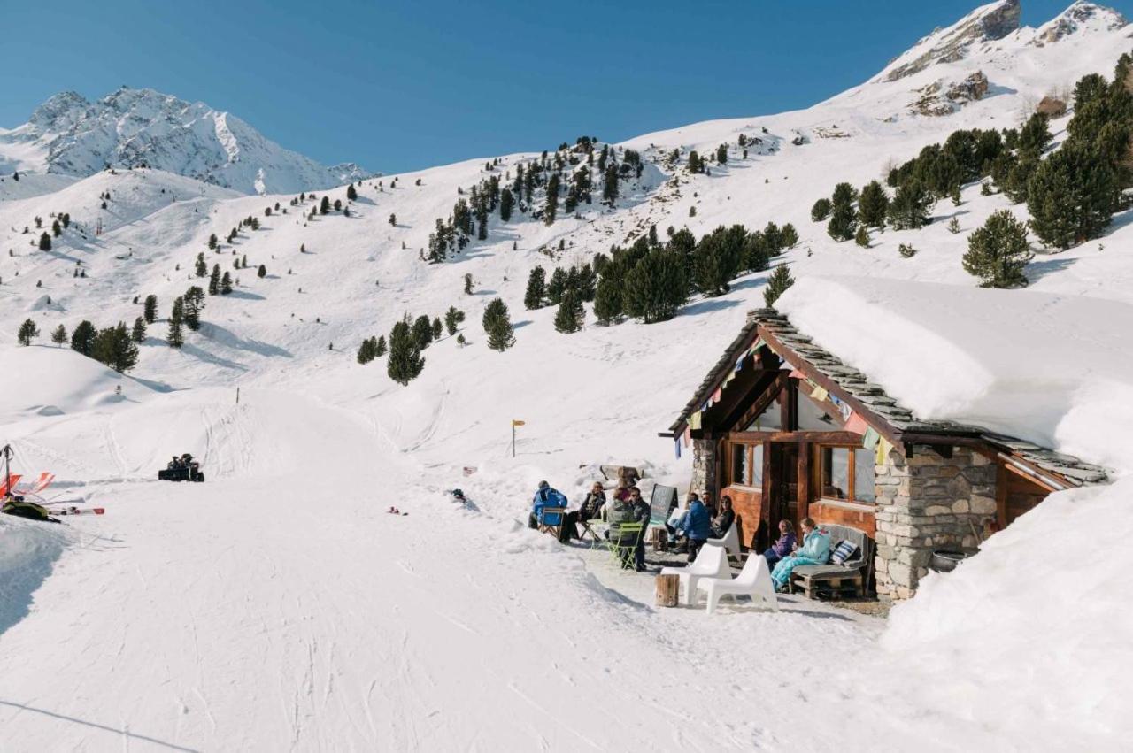 Le Panorama - Appartement 54 A Arolla Face Aux Montagnes A 150M Des Pistes Evolène Kültér fotó