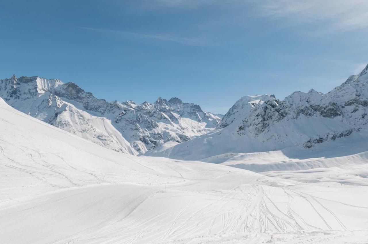 Le Panorama - Appartement 54 A Arolla Face Aux Montagnes A 150M Des Pistes Evolène Kültér fotó