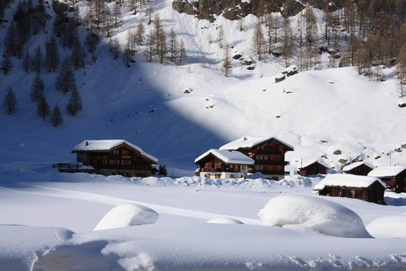 Le Panorama - Appartement 54 A Arolla Face Aux Montagnes A 150M Des Pistes Evolène Kültér fotó