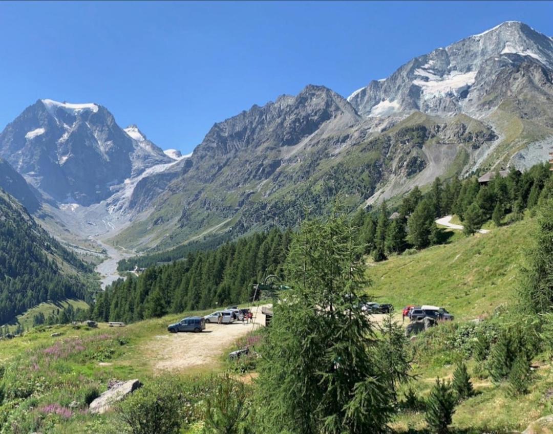 Le Panorama - Appartement 54 A Arolla Face Aux Montagnes A 150M Des Pistes Evolène Kültér fotó